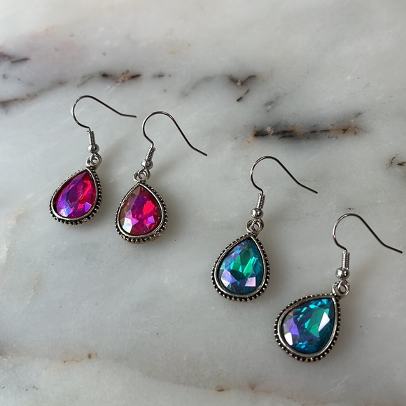 NWT 2 pair Nickel Free Hypoallergenic Fish Hook Earrings - Picture 4 of 6